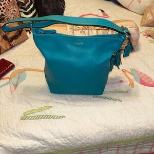 Coach Vibrant Blue Shoulder Bag